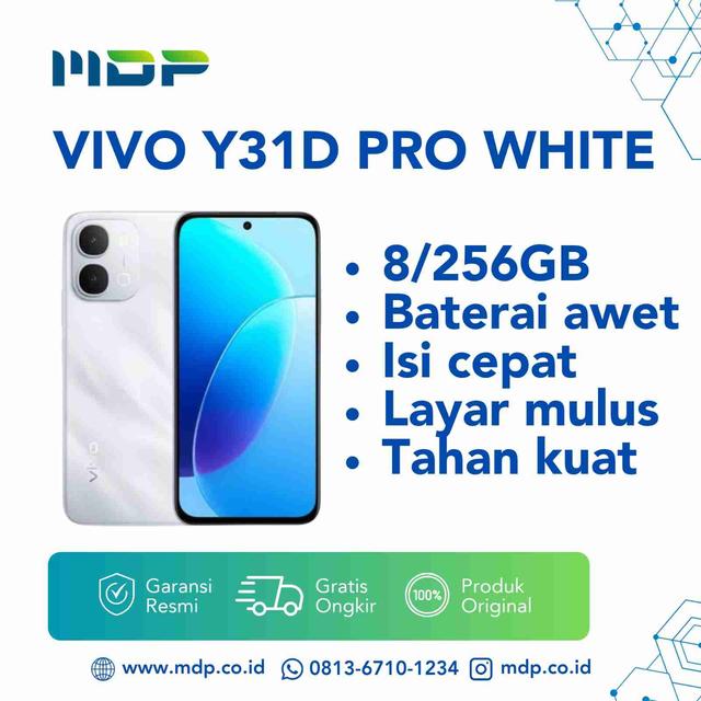 SMARTPHONE VIVO Y31D PRO 8/256GB WHITE