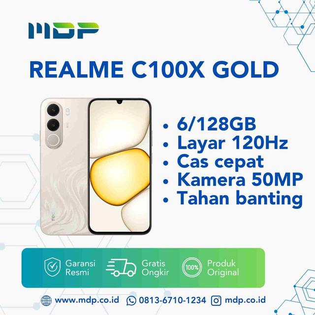 SMARTPHONE REALME C100X 6/128GB GOLD