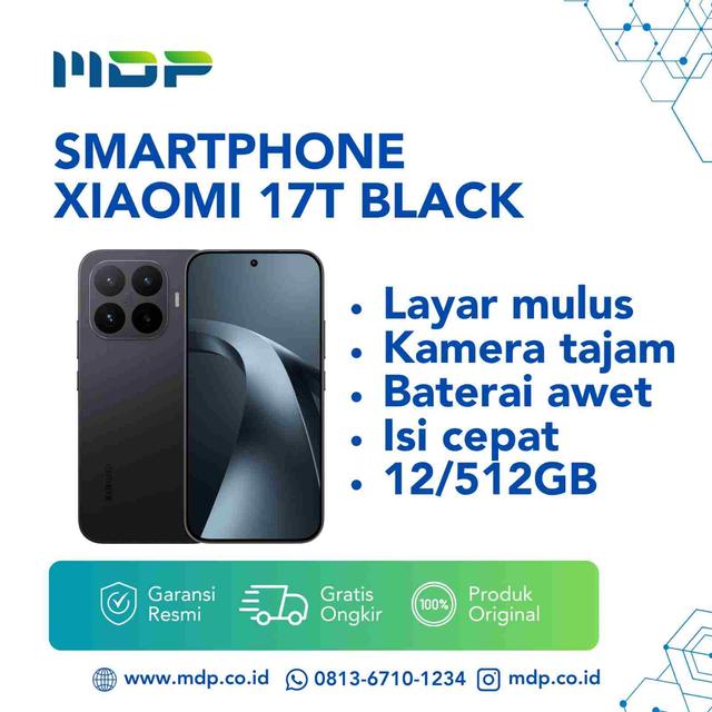 SMARTPHONE XIAOMI 17T 12/512GB BLACK