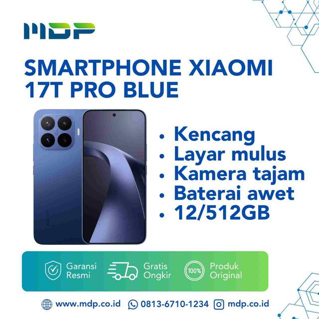SMARTPHONE XIAOMI 17T PRO 12/512GB BLUE