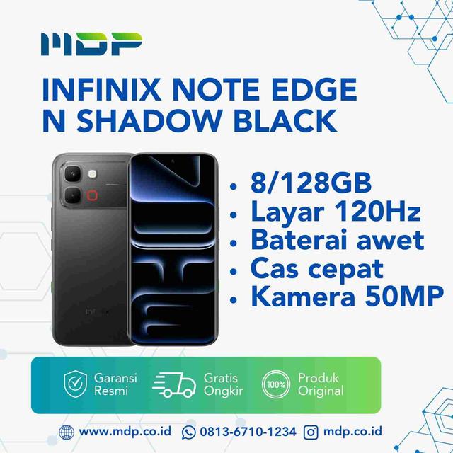 SMARTPHONE INFINIX NOTE EDGE 8/128 N SHADOW BLACK