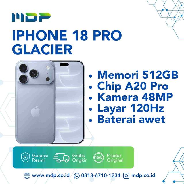 IPHONE 18 PRO 512GB GLACIER (T77)(195951418292)(MJRX4PA/A)
