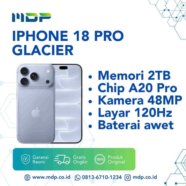 IPHONE 18 PRO 2TB GLACIER (T77)(195951418377)(,JT64PA/A)
