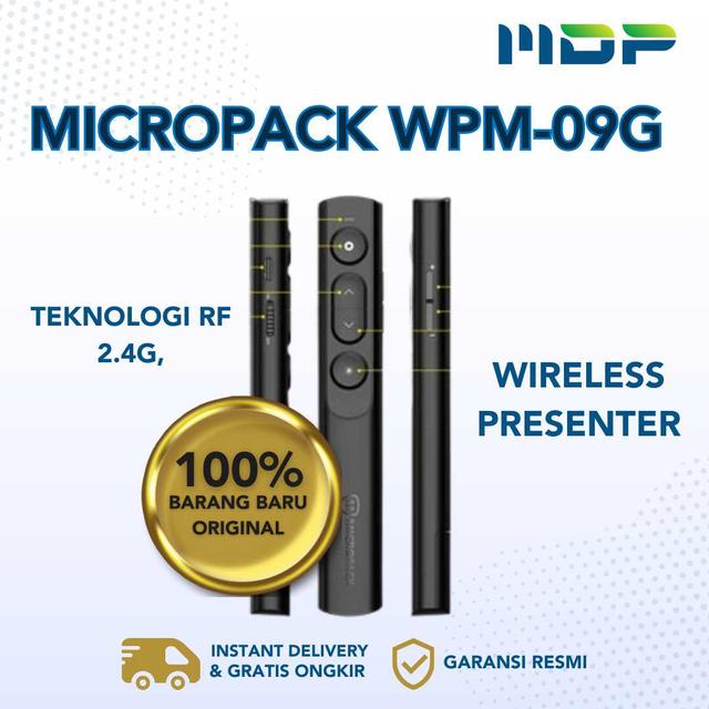 MICROPACK WIRELESS PRESENTER MOUSE WPM-09G (WPM-09G)