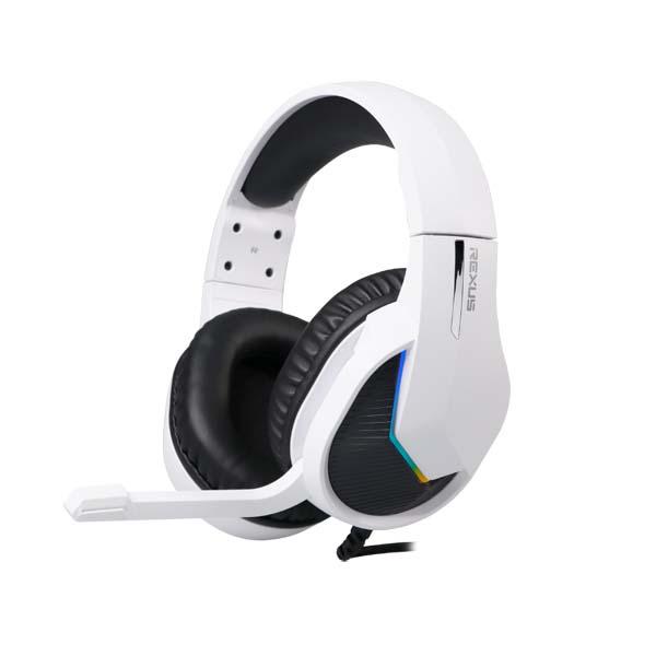 HEADSET GAMING REXUS RGB VONIX F80 WHITE