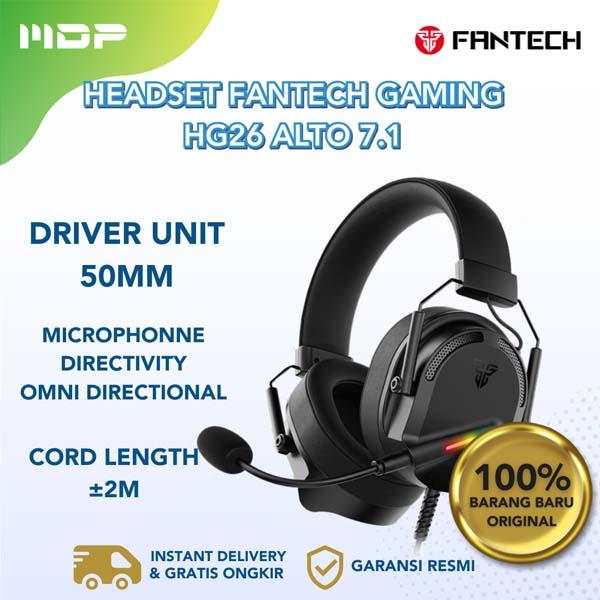 FANTECH GAMING HEADSETS HG26 ALTO 7.1