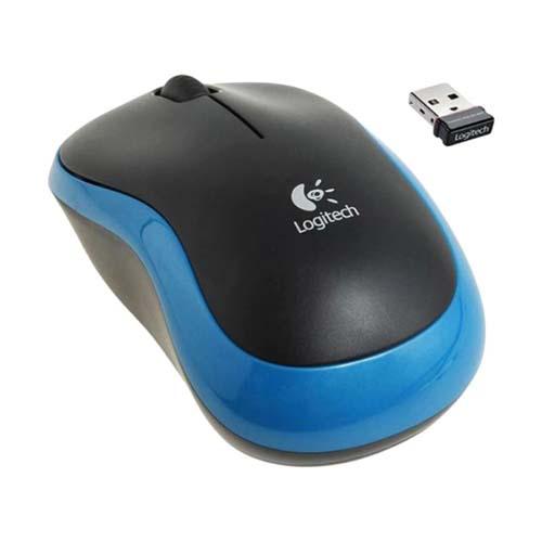 MOUSE LOGITECH WIRELESS M185 BLUE