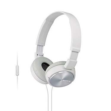 HEADSET HEADPHONE SONY MDR-ZX310AP/W