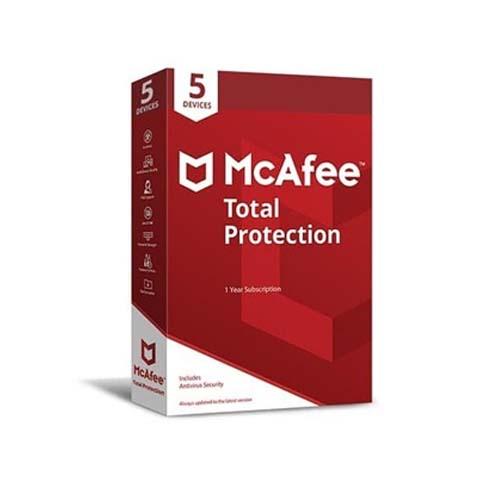 SOFTWARE MCAFEE TOTAL PROTECTION 5DDEVICE 1 YEAR