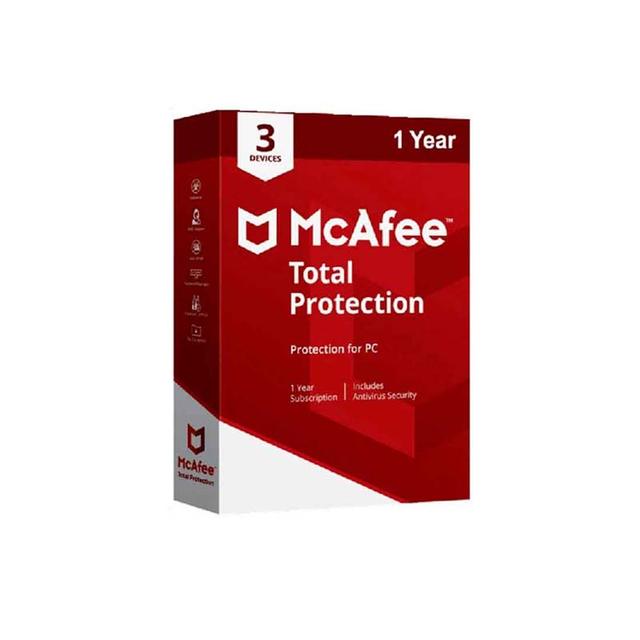 SOFTWARE MCAFEE TOTAL PROTECTION 3DEVICE 1 YEAR