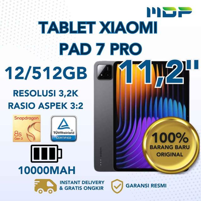 TABLET XIAOMI PAD 7 PRO  (12/512) GRAY