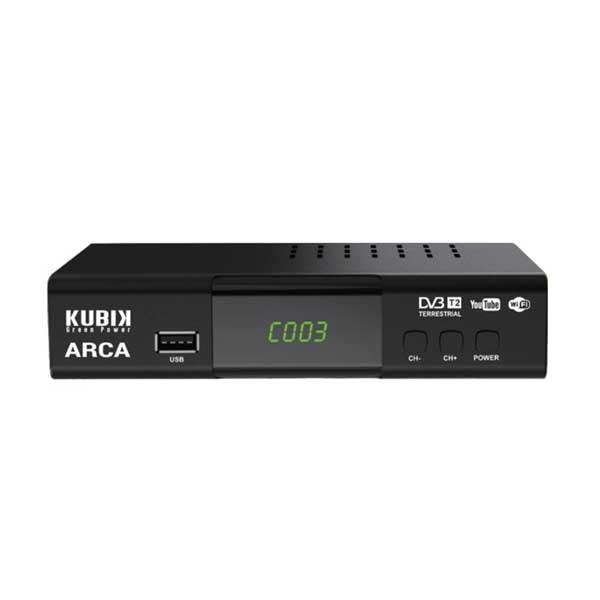 SET TOP BOX ARCA DVB-T2 KUBIK GREEN POWER