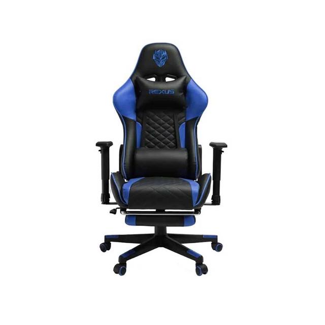 GAMING CHAIR REXUS RGC-100 MAX FOOTREST (BLUE)