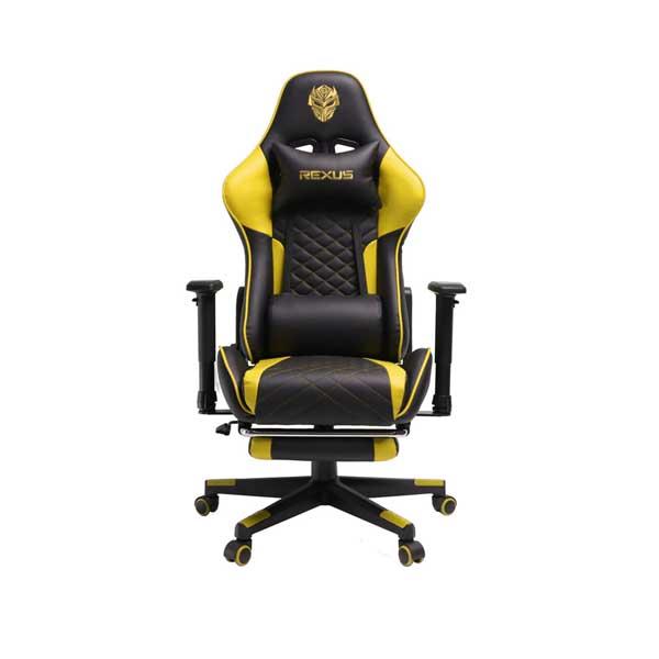GAMING CHAIR REXUS RGC-100 MAX FOOTREST (YELLOW)
