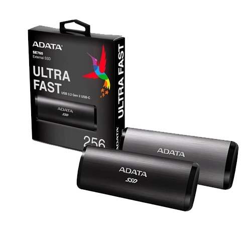 SSD EXTERNAL ADATA 256GB SE760 U32G2 (ASE760-256GU32G2-CBK)