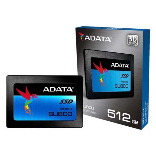 HARD DISK 512GB ADATA SSD INTERNAL COLOUR BOX (ASU800SS-512GT-C)