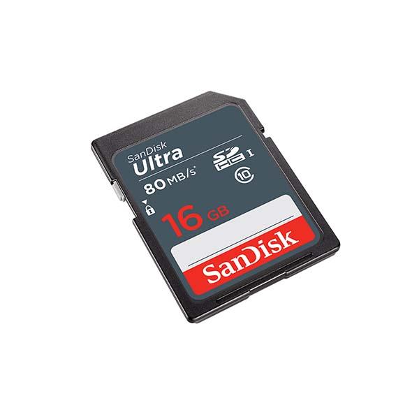MEMORY CARD SD ULTRA 16 GB SANDISK CLASS 10 (SDSDUNS-016G-GN3IN)