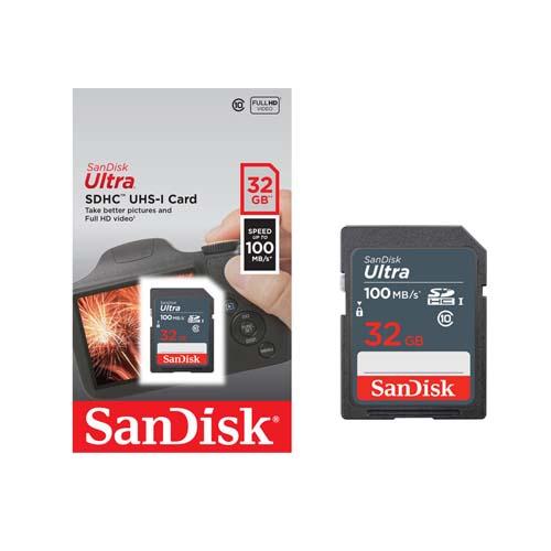 MEMORY CARD SDHC 32GB SANDISK ULTRA UHS-I (SDSDUNR-032G-GN3IN)