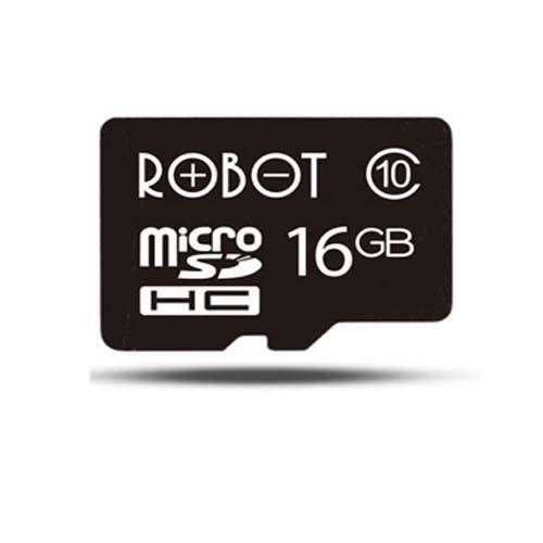 MEMORY CARD 16GB ROBOT TF MICRO SD WITH PACKAGE BLACK