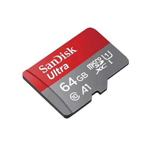 MEMORY CARD SANDISK ULTRA MICRO SDXC, SDQUAC 64GB,A1,C10,U1,140MB (SDSQUAB-064G-GN6MN)