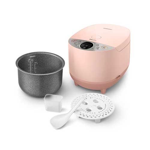 RICE COOKER PHILIPS HD-4515/85/90 FUZZY LOGIC (1.8LITER) PINK/GREEN