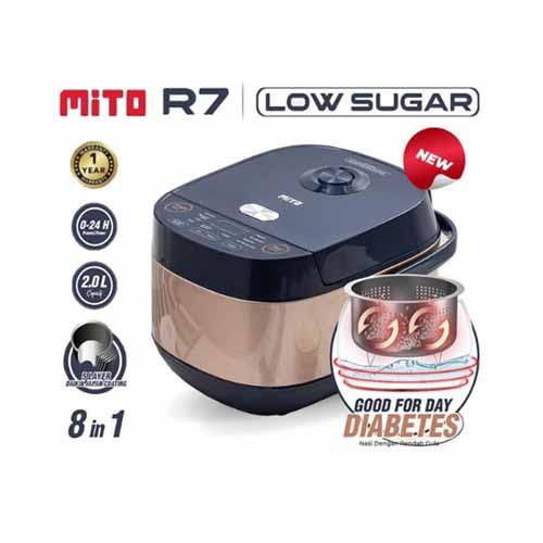 RICE COOKER MITO R7 LOW SUGAR DIGITAL 8IN1 GOLD (2.0L)