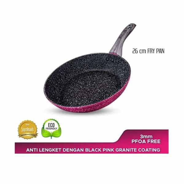 BOLDE SUPER PAN (FRYPAN 26CM) BLACK PINK