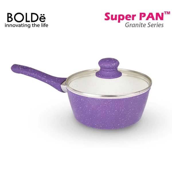 BOLDE SUPER PAN (SAUCEPAN 18CM) + GLASS LID PURPLE
