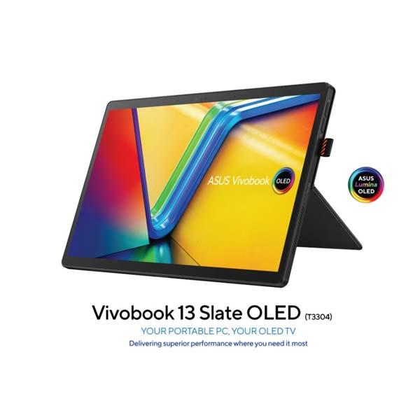 NOTEBOOK ASUS VIVOBOOK T3304GA-OLED321 (BLACK) : INTEL I3-N300,UMA, 8GB ,256GB SSD,13.3"FHD,OLED, WIN 11, OPI
