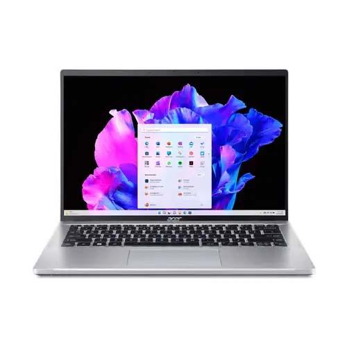 NOTEBOOK ACER SWIFT GO SFG14-71T-51MG PURE SILVER : I5-13500H 16GB 512SSD WUXGA TOUCH 100%SRGB FINGERPRINT BACKLIT W11 OHS21 (SLEVCASE)