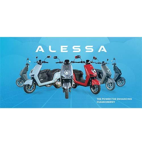 MOTOR LISTRIK ALESSA EX3000-A-HC-01 (HOME CHARGING) GLOSSY RED (INC:ML0002,ML0003,ML0005,ML0006,ML0007,ML0013)