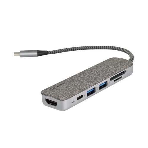 DATA CONVERTER MICROPACK FLASH 6 USB-C 6 IN 1 GRAY(MDC-6-GY)