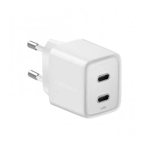 ENERGEA WALL CHARGER 2C PD/PPS 40W ENERGEA AMPCHARGE GAN40+ WHITE  PS33 - WHITE (CHR-AC-PS33EU)IO 