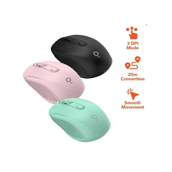 OLIKE COMFORTABLE & ACCURATE 2.4 GHZ WIRELESS OPTICAL MOUSE M2
