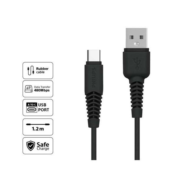 CABLE USB -C PHILIPS DLC1530C/70 BLACK