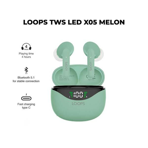 LOOPS TRUE WIRELESS LED X05 MELON