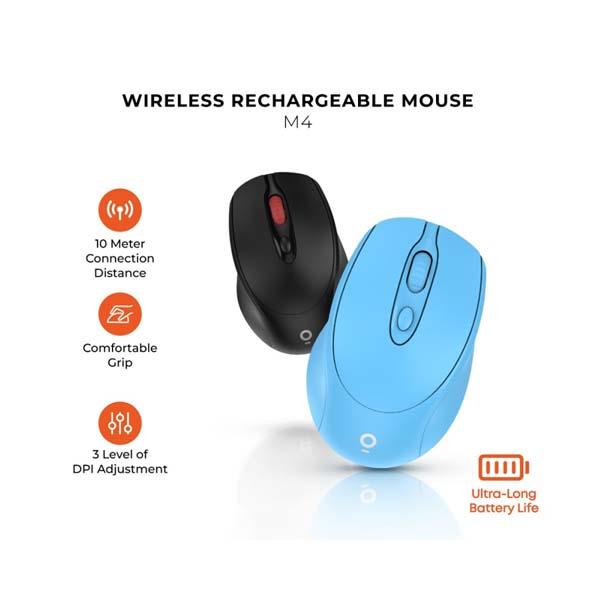 OLIKE RECHARGABLE MOUSE WIRELESS M4 (MIX COLOR)