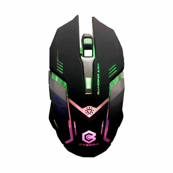 MOUSE GAMING 6D WIRELESS 7 -COLOR BACKLIT CYBORG C1(WAR KNIGHTS)