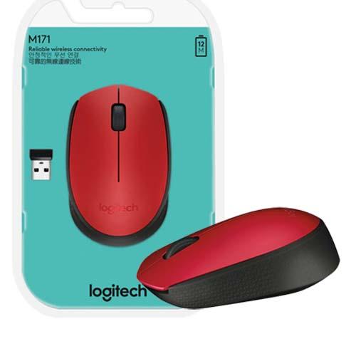 LOGITECH MOUSE WIRELESS M171 RED