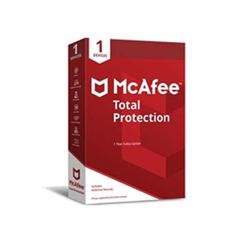 SOFTWARE MCAFEE TOTAL PROTECTION 1DEVICE 1 YEAR LITE VERSION